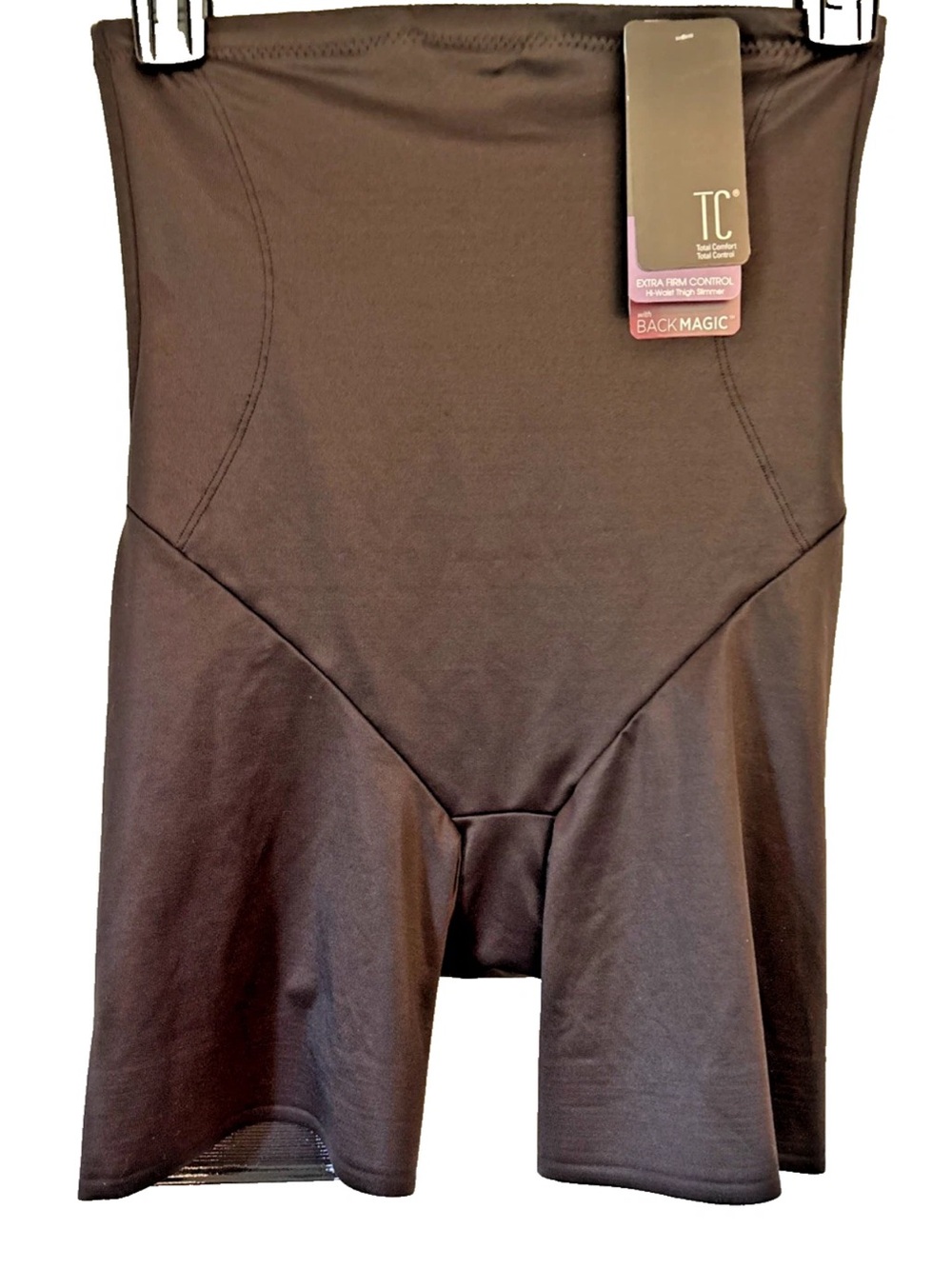 TC Total Control Back Magic Extra Firm Shaping Thigh Slimmer Black L Shaper NWT